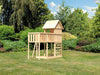 Karibu Stelzenhaus Frieda + Anbauplattform + Kletterwand