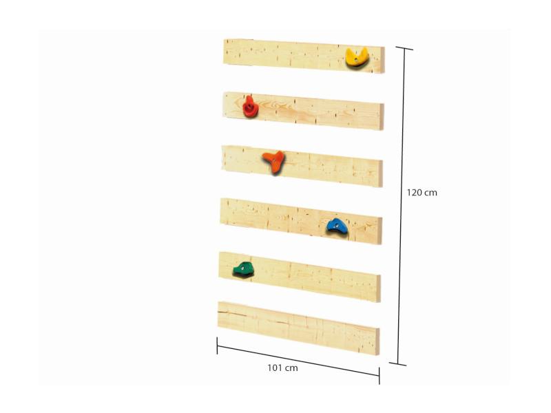 Karibu Stelzenhaus Frieda + Anbauplattform + Kletterwand