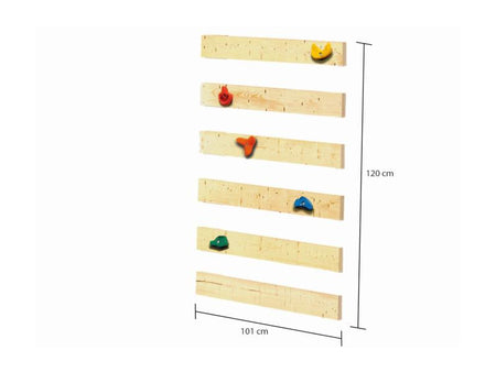 Karibu Stelzenhaus Frieda + Anbauplattform + Kletterwand