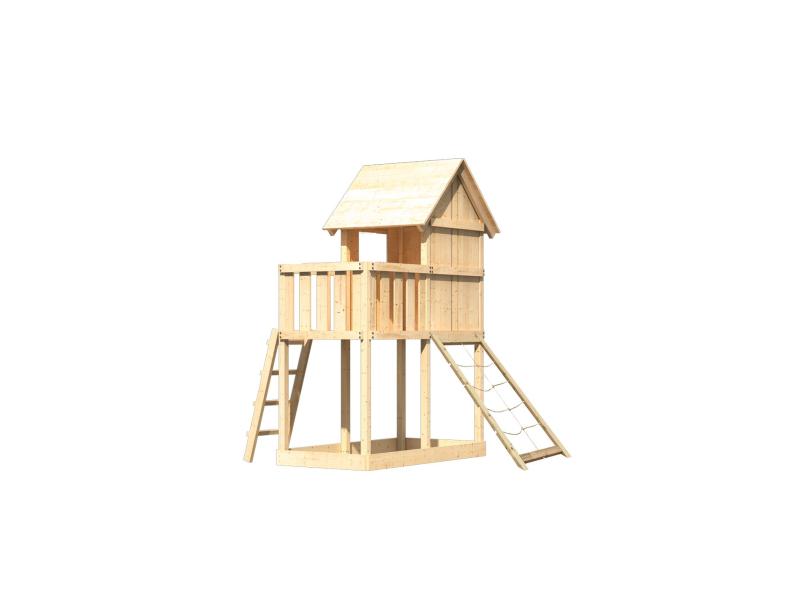 Karibu Stelzenhaus Frieda + Netzrampe