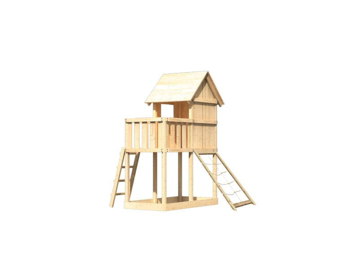 Karibu Stelzenhaus Frieda + Netzrampe