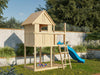 Karibu Stelzenhaus Frieda + Rutsche blau