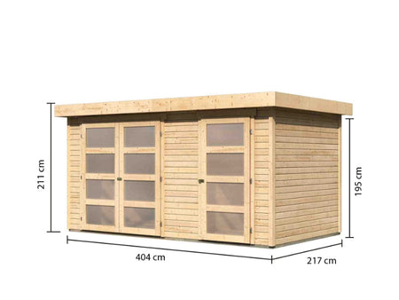 Karibu Systemhaus Mühlentrup 1 naturbelassen 19 mm
