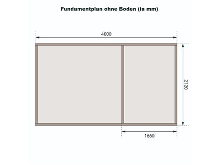 Karibu Systemhaus Mühlentrup 1 terragrau 19 mm