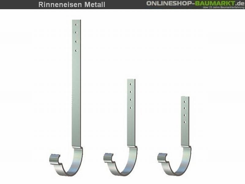 Metall-Dachrinne dunkelgrau Pultdach 400 cm