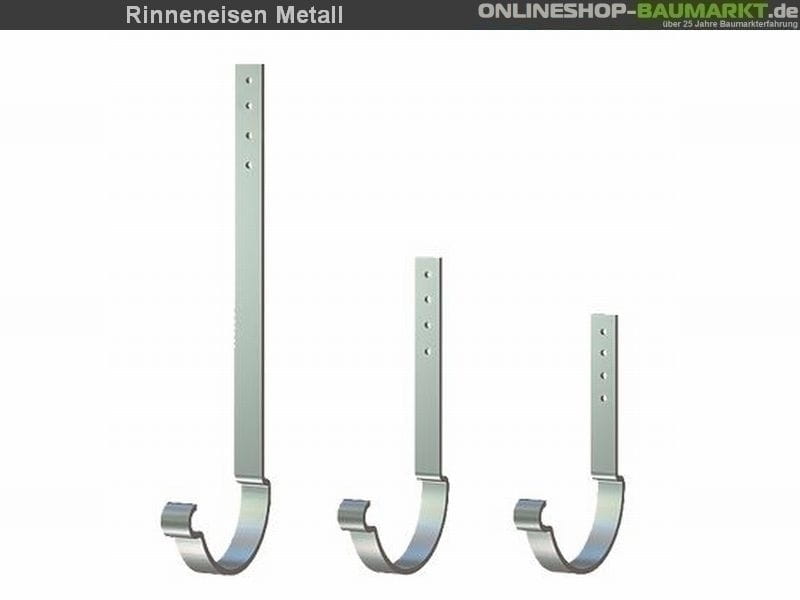 Metall-Dachrinne dunkelgrau Viereckdach 4 x 700 cm