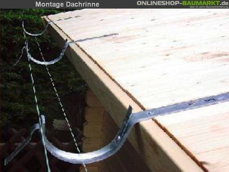 Montage Dachrinne 9 Meter