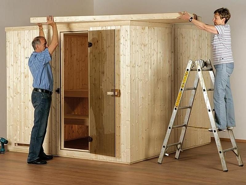 Montage Sauna Produkt auf Anfrage