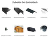 Zubehör Set für Karibu Gartenhaus Talkau 8 in terragrau 28 mm