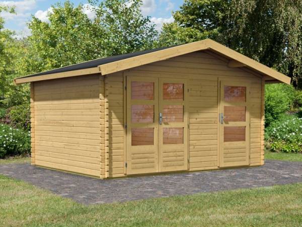 Karibu Woodfeeling Gartenhaus Lagor 1 40 mm 2-Raum-Haus Karibu Woodfeeling Gartenhaus Lagor 1 40 mm 2-Raum-Haus
