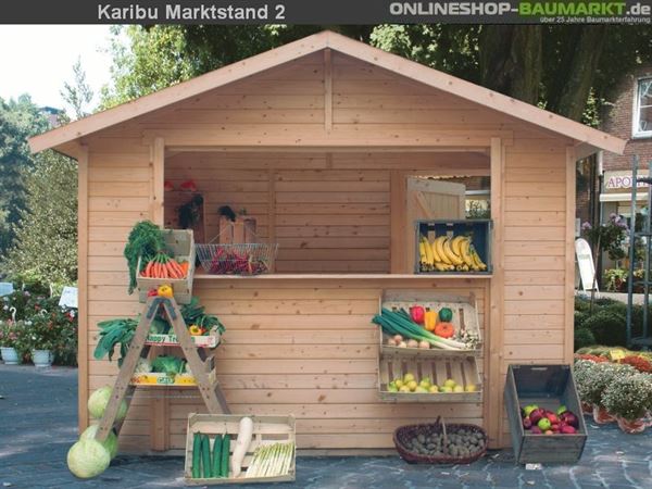 Karibu Verkaufshaus / Marktstand 19 mm Gr. 2 Karibu Verkaufshaus / Marktstand 19 mm Gr. 2