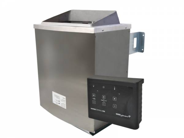 Karibu Saunaofen 4,5 kW mit externer, finnischen, Steuerung in schwarz Karibu Saunaofen 4,5 kW mit externer, finnischen, Steuerung in schwarz