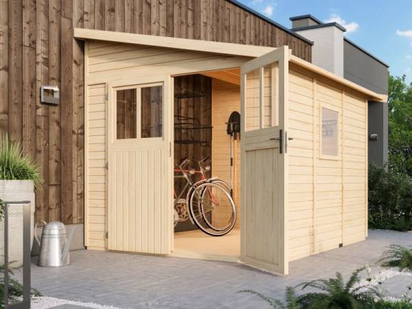 Karibu Gartenhaus Bomlitz 3 natur 19 mm Karibu Gartenhaus Bomlitz 3 natur 19 mm