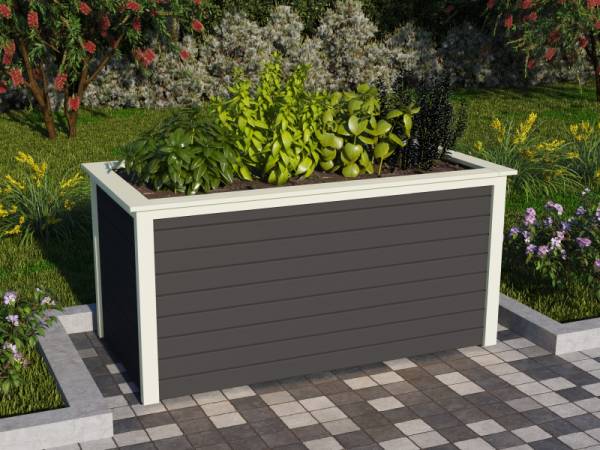 Karibu Hochbeet 2 terragrau 19 mm Karibu Hochbeet 2 terragrau 19 mm