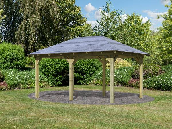 Karibu 4-Eck Pavillon Eco Perida Karibu 4-Eck Pavillon Eco Perida