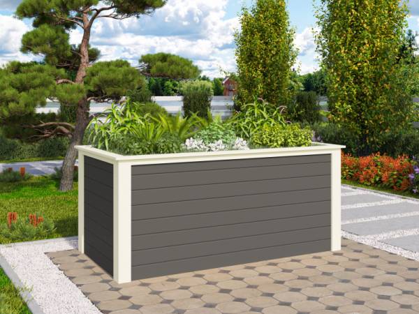 Karibu Hochbeet 1 in terragrau 28 mm Karibu Hochbeet 1 in terragrau 28 mm