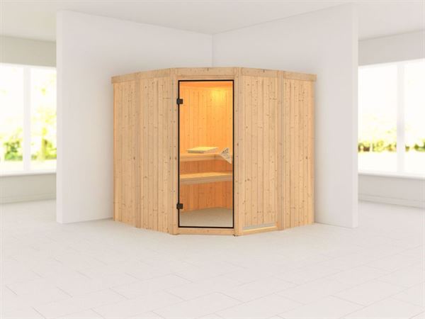 Simara 1 - Karibu Sauna ohne Ofen - ohne Fenster - Simara 1 - Karibu Sauna ohne Ofen - ohne Fenster -