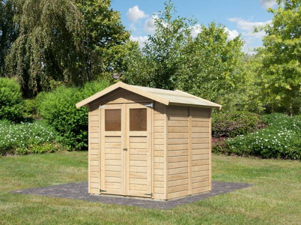 Karibu Gerätehaus Dahme 3 natur 14 mm Karibu Gerätehaus Dahme 3 natur 14 mm
