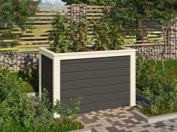 Karibu Hochbeet 0 terragrau 19 mm Karibu Hochbeet 0 terragrau 19 mm