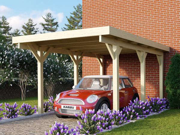 Karibu Carport Classic Einzel 1 ohne Einfahrtsbogen kdi Karibu Carport Classic Einzel 1 ohne Einfahrtsbogen kdi