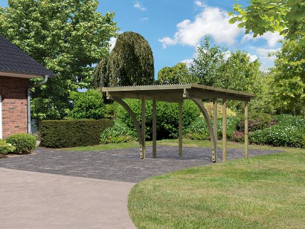 Karibu Einzelcarport ECO 1 Variante C kdi Karibu Einzelcarport ECO 1 Variante C kdi
