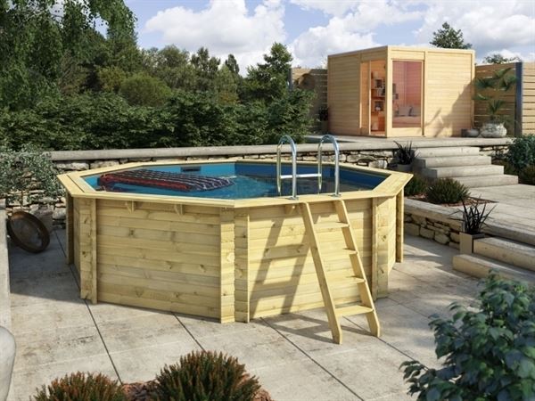 Karibu Holzpool Komplettset OSB 2A - 470 cm inkl. Filter, Chemiepaket, Winterabdeckfolie Karibu Holzpool Komplettset OSB 2A - 470 cm inkl. Filter, Chemiepaket, Winterabdeckfolie