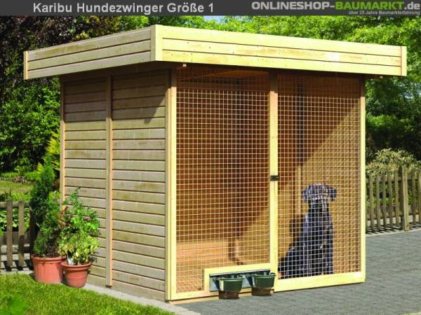 Karibu Hundehütte Hundezwinger Größe 1 19 mm Karibu Hundehütte Hundezwinger Größe 1 19 mm