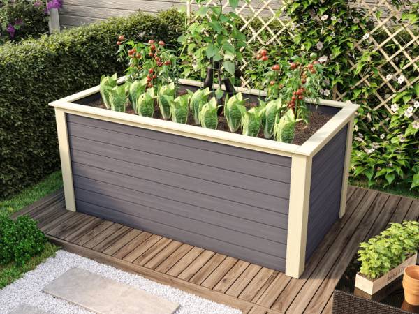 Karibu Hochbeet 2 terragrau 28 mm Karibu Hochbeet 2 terragrau 28 mm